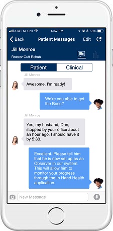 In Hand Health Patient App