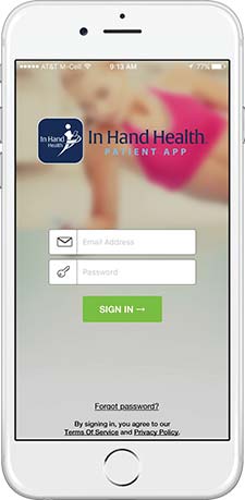 In Hand Health Patient App